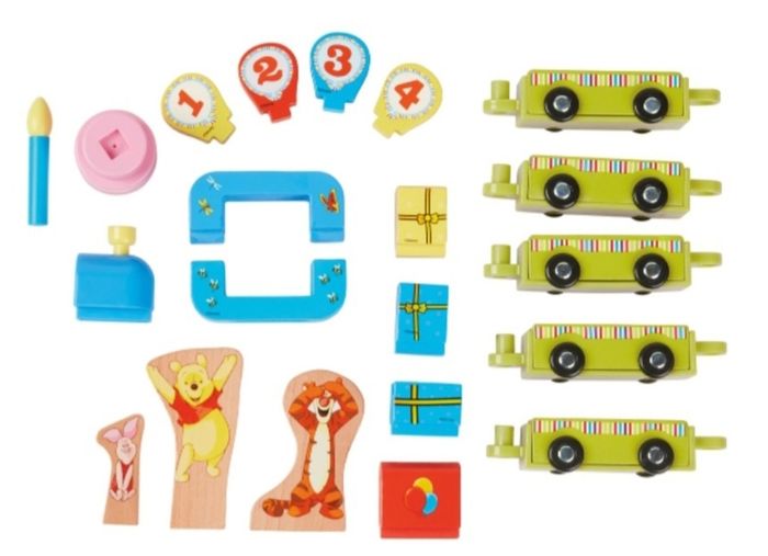 Wooden birthday train (3438)  8