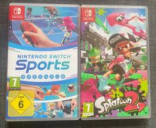Nintendo Switch Games (Nintendo Switch Sports & Splatoon 2)