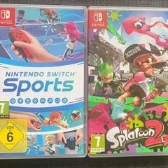 Nintendo Switch Games (Nintendo Switch Sports & Splatoon 2)