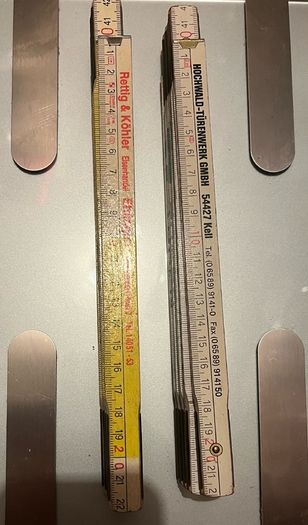 Vintage carpentry measure 2 meters