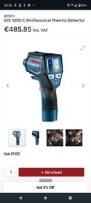 Bosch GIS 1000 C thermal detector