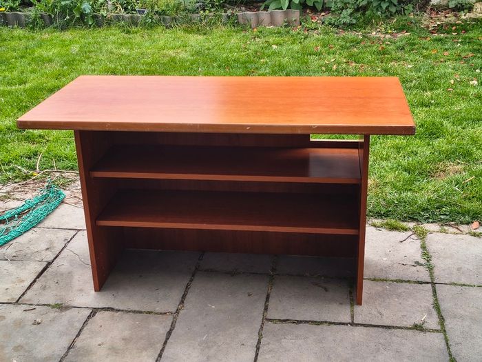 Free Cherry Veneer Office Desk