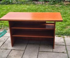 Free Cherry Veneer Office Desk