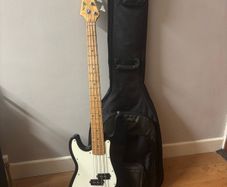 Left Handed Martini Electric Bass & Travel Bag