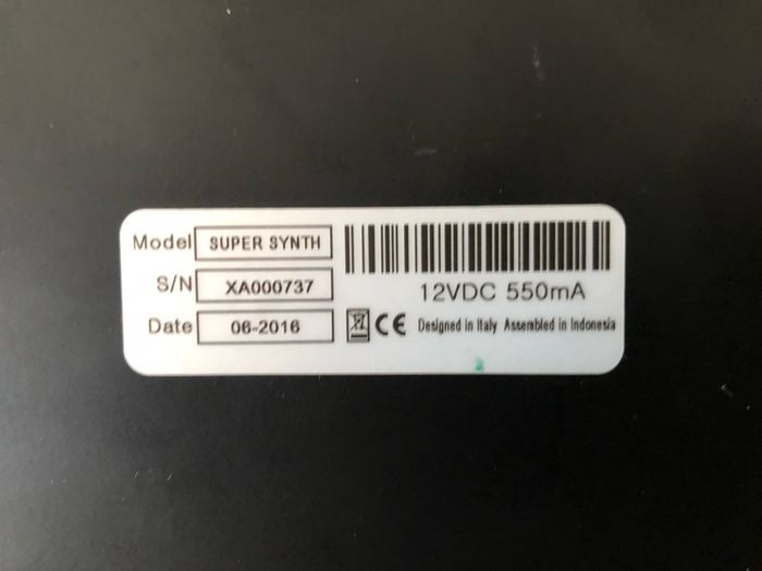 Markbass Supersynth / Octave pedal.