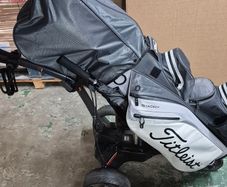 Motocaddy Trolley and Titleist Waterproof Bag