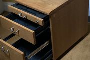 Wooden filing cabinet -under desk