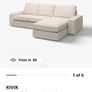 IKEA Kivik Sofa with Chaise lounge Image 5