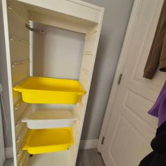 Ikea Trofast frame and 3 x storage boxes