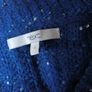 Next Blue With Silver  Sequins Jumper.  S. S- 12. B.N.W.T. Image 5