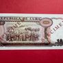 Cuba  10 Pesos  1991. Specimen  000000 ). UNC Image 2