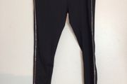 Black leggings with silver stripe size 12 BNWTS price includes postage