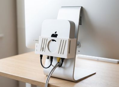 Mac Mini M4/M5/M6 mount for iMac display stand