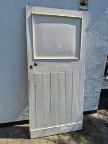 Original 1920s Timber Insulated Panel Door