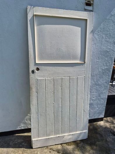 Original 1920s Timber Insulated Panel Door