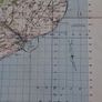 East Kent War Office WW11 Cloth Ordanance Map Image 10