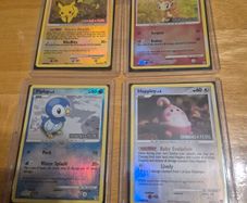 4  Pokemon Burger King Diamond & Pearl Reverse Holo Cards - LP