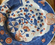 Antique Large Chinese Imari Plate