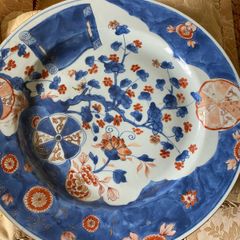 Antique Large Chinese Imari Plate