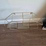 Hexagonal metal shelf Image 3