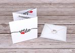 'We Do' theme Tri-Fold invitations