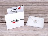 'We Do' theme Tri-Fold invitations
