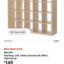Kallax Shelving unit Oak effect Image 4