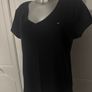 Tommy Hilfiger black V-neck ladies top size XL UK18 EU46 Postage included Image 3