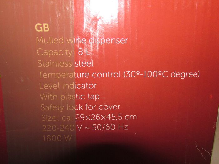 DESKI electric urn 8L water boiler