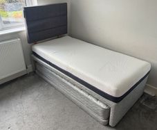 Single bed with pull out guest bed