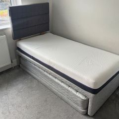Single bed with pull out guest bed