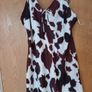Primark Cow Slip  Pattern Dress.   S. 20. B.N.W.T Image 2