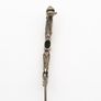 Vintage Sterling Silver Mother Of Pearl Bar Brooch Image 3