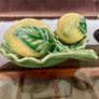 Vintage Collectable Portuguese Lemon Salt and Pepper Shakers Bordallo Pinheiro Image 10