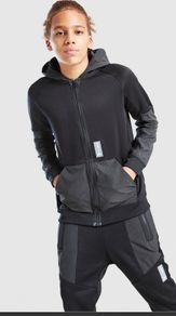 Nike Air Max Peak Full Zip Junior Hoodie tracksuit with woven panel details