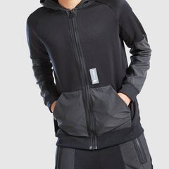 Nike Air Max Peak Full Zip Junior Hoodie tracksuit with woven panel details