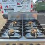 2 x Mareno 4 ring gas range with oven - commercial catering equipment Image 2