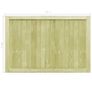 Garden Gates 2 pcs Impregnated Pinewood 300x100 cm Image 7