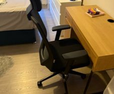 office chair and desk