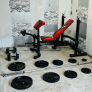 Usf Olympic Weight Becnch Weight Barbell Dumbbells Image 9
