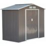 7ft. W X 4ft. D Metal Apex Garden Shed (free Postage) Image 2