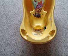 Childs cot and baby bath