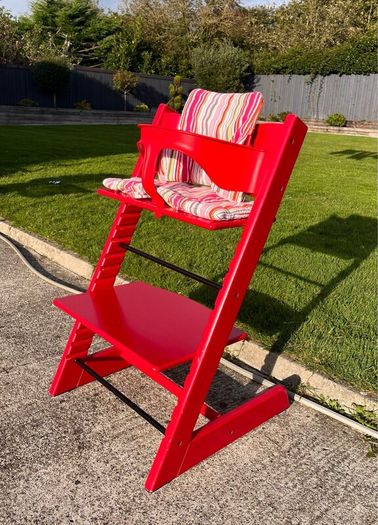 New condition Stokke High Chair and Padded Cushion