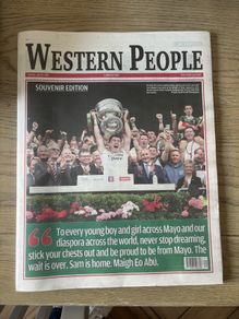 Rare Western People Souvenir Edition celebrating Mayo's historic All-Ireland Senior Football Championship victory
