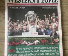 Rare Western People Souvenir Edition celebrating Mayo's historic All-Ireland Senior Football Championship victory