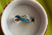 10ct white gold ring