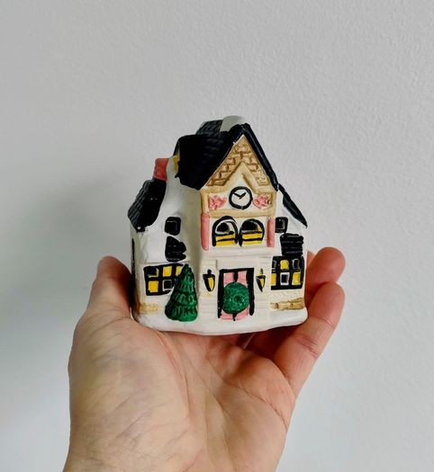 Christmas Winter Town Ceramic Figures