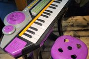 keyboard and microphone