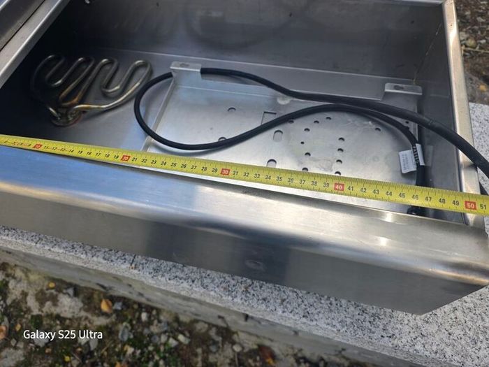 Parry Commercial Electric Bain Marie Food Warmer 110cm Stainless Steel 3000W
