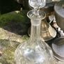 Vintage Cut Glass Carafe Image 3
